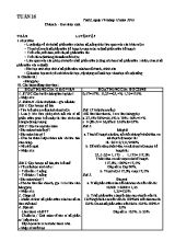 Kế hoạch dạy học tuần 16 lớp 5 - Năm học 2016-2017